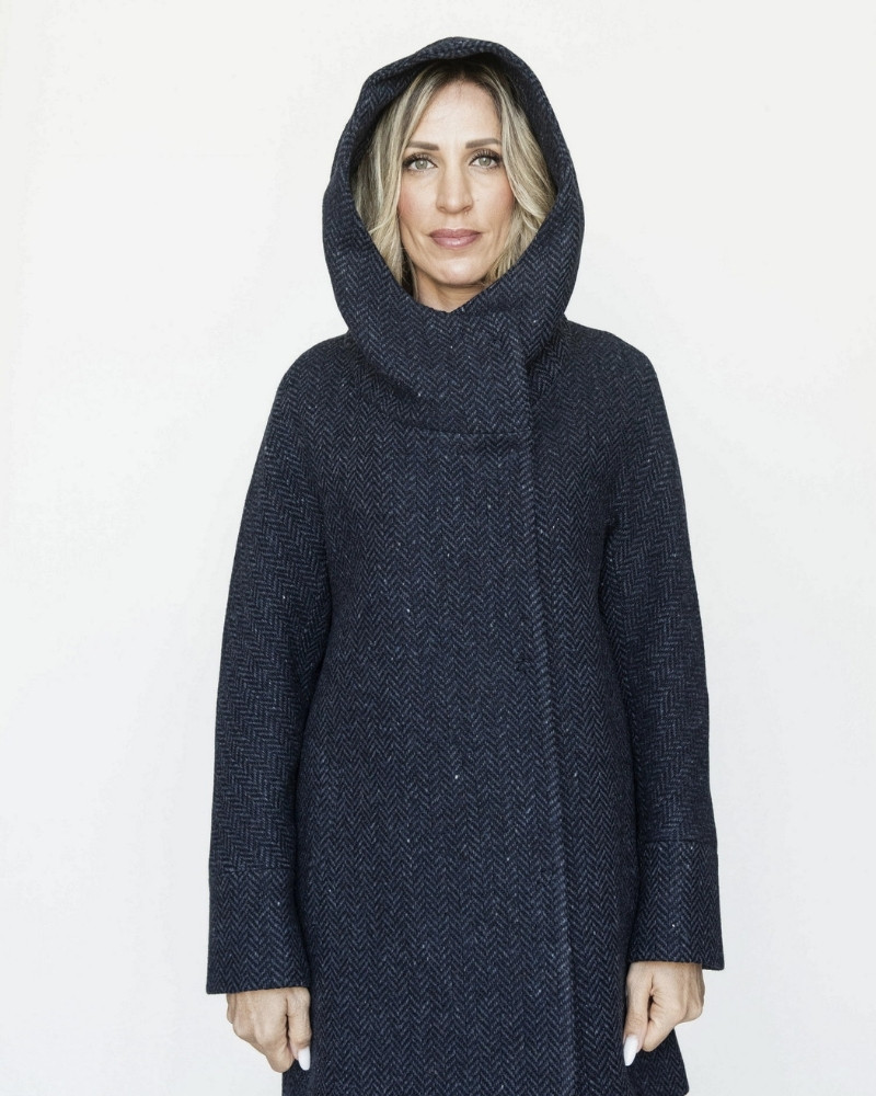 TIZIANA- TWEED GIACCONI Premiata Tessitura TACS - Artigiani del Panno Casentino - Modello Tiziana in Tweed